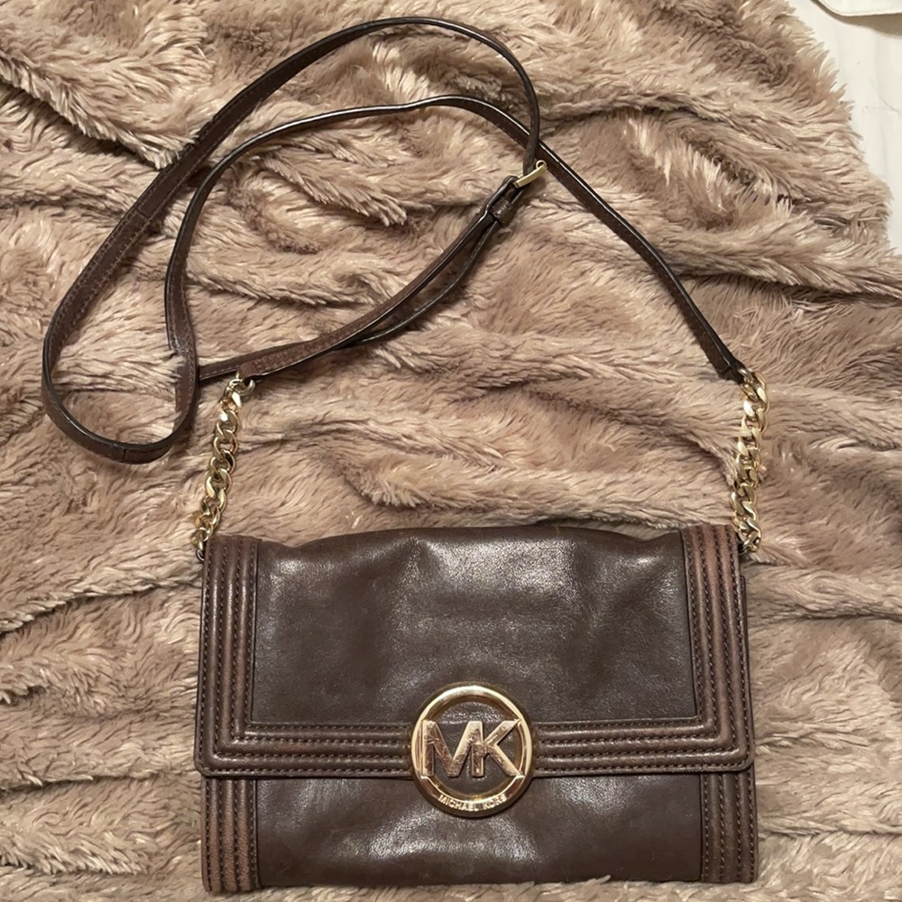 Chocolate brown Michael Kors Crossbody